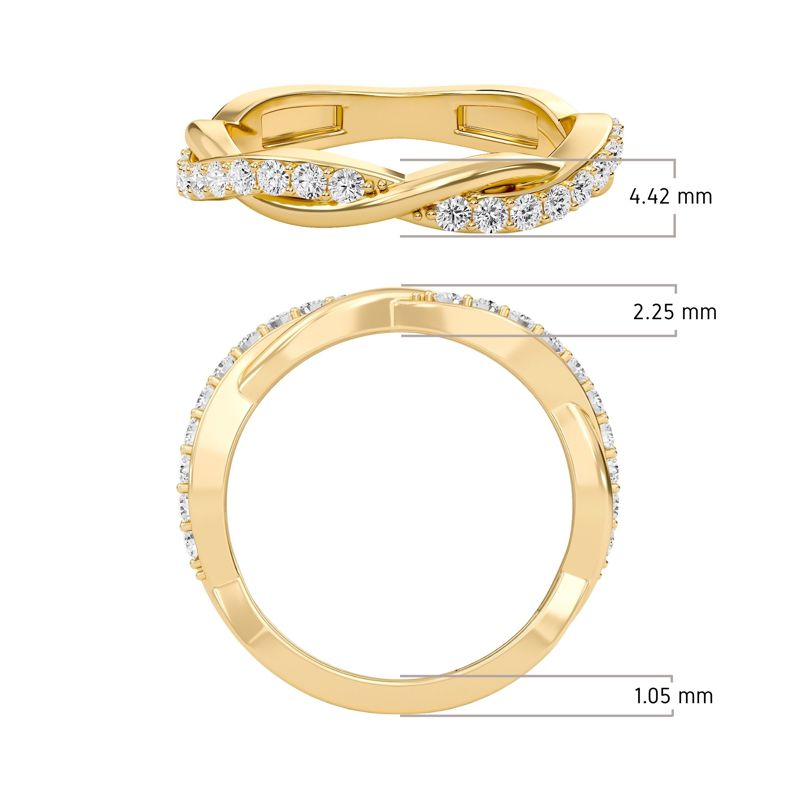 Twisted Wedding Band