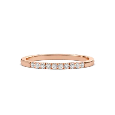 Single Row Pave Band