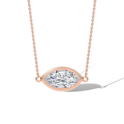 Bezel Marquise Pendant