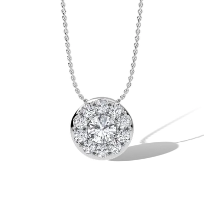 Round Halo Pendant
