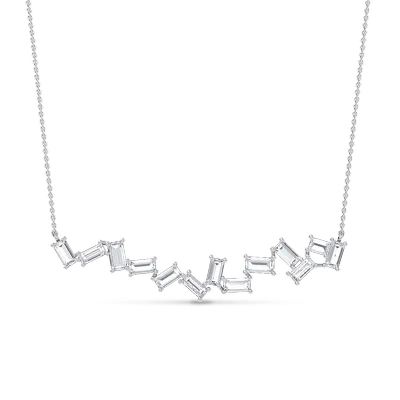 Zigzag Baguette Bar Pendant