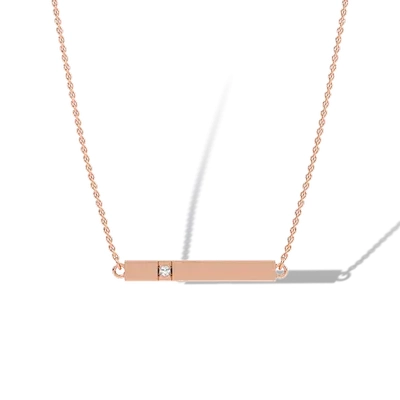 Horizontal Engravable Bar Pendant