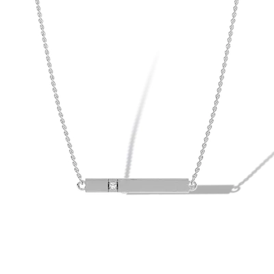 Horizontal Engravable Bar Pendant