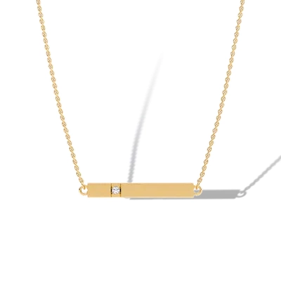Horizontal Engravable Bar Pendant