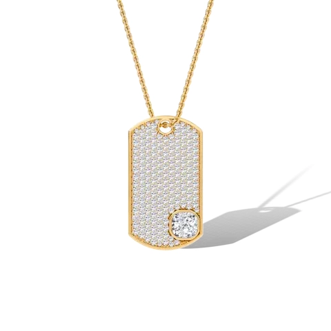 Accented Tag Pendant