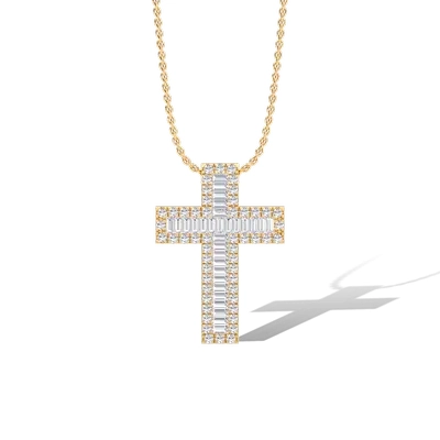 Halo Cross Pendant