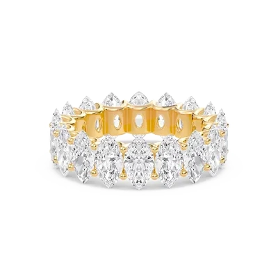 6.6 Ctw Marquise U-Shaped Eternity Band