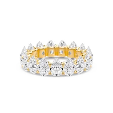 6.6 Ctw Pear U-Shaped Eternity Band