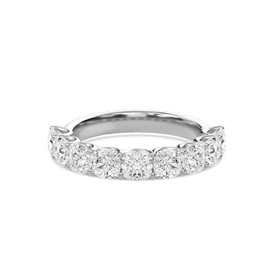 Classic U-Shaped Half Eternity Band