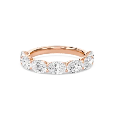 Classic U-Shaped Half Eternity Band