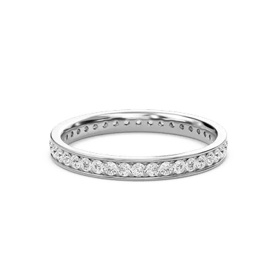 0.5 Ctw Round Prong Set Full Eternity Band