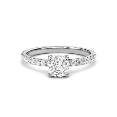 Cushion Perfect Fit Engagement Ring