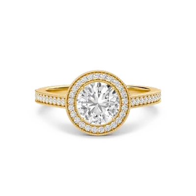 Halo Engagement Ring