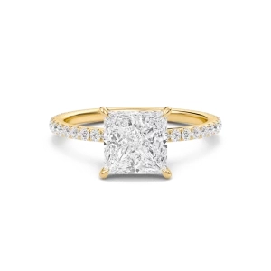 Princess Classic Pave Engagement Ring