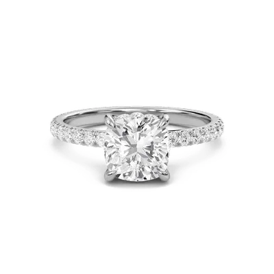 Cushion Perfect Fit Engagement Ring