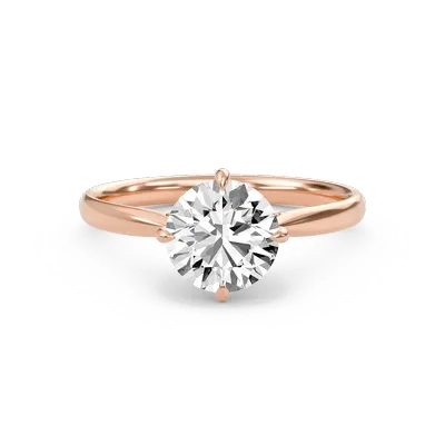 Classic Solitaire 4 Prong Ring
