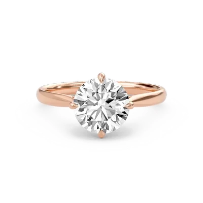 Classic Solitaire 4 Prong Ring