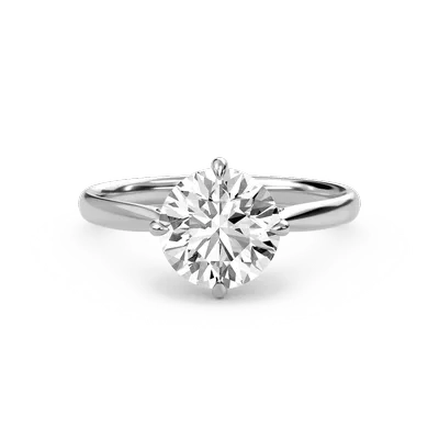 Classic Solitaire 4 Prong Ring