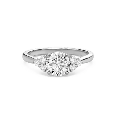 Luxe Cluster Engagement Ring
