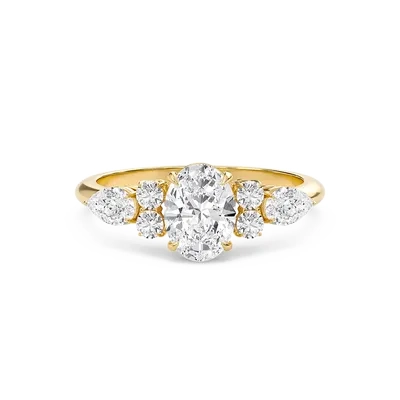 Luxe Five Stones Engagement Ring