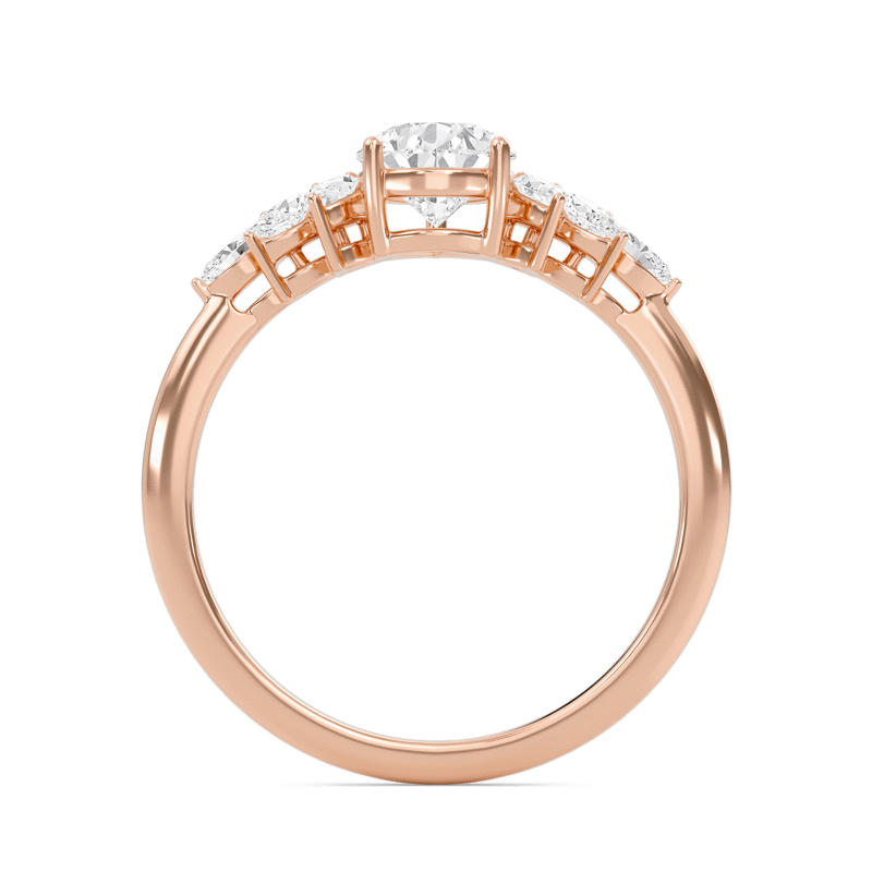 Luxe Marquese Side Stone Ring