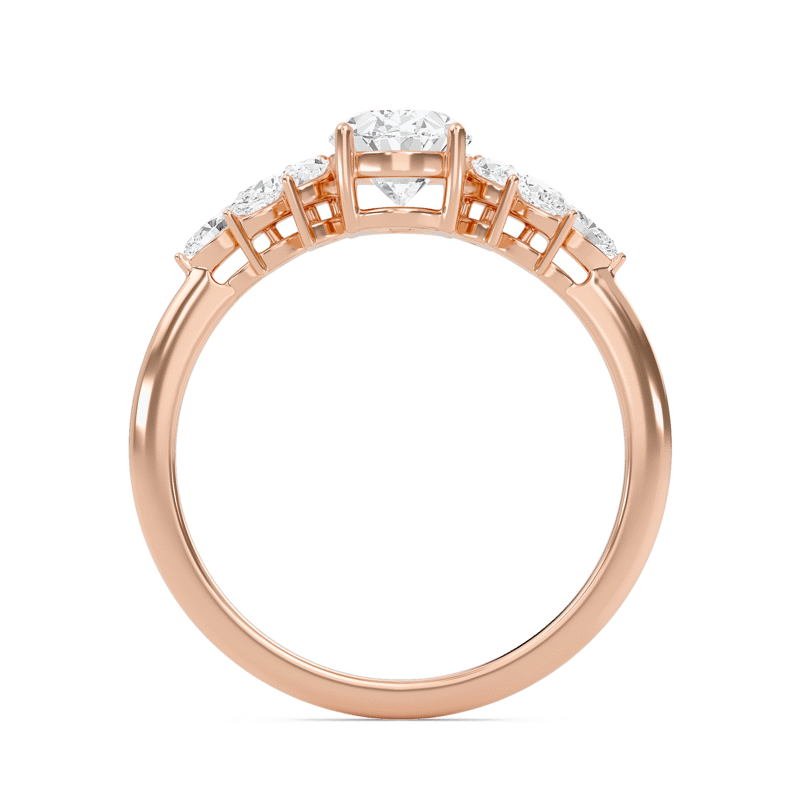 Luxe Marquese Side Stone Ring