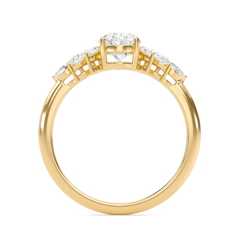 Luxe Marquese Side Stone Ring