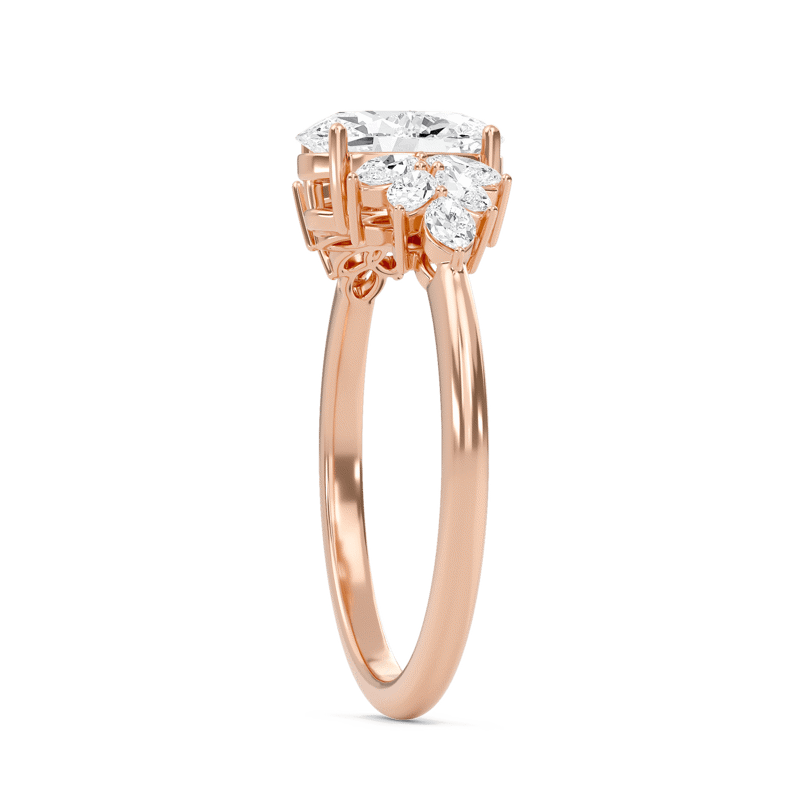 Luxe Marquese Side Stone Ring