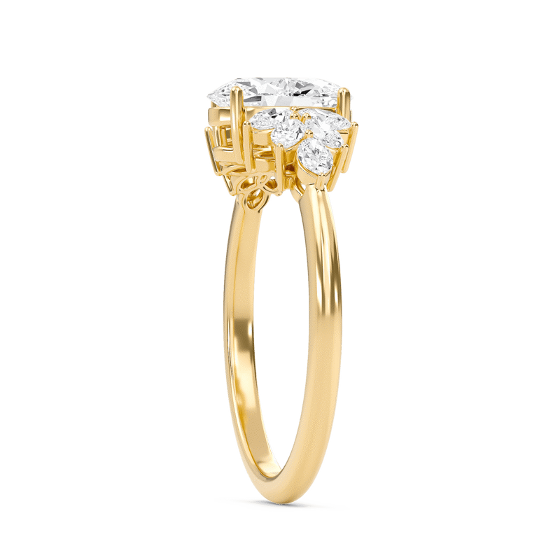Luxe Marquese Side Stone Ring