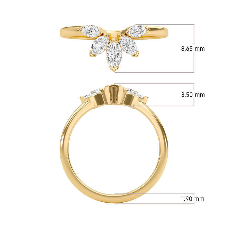 Curved Wedding Band