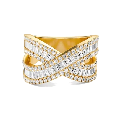 Criss Cross Elegant Band