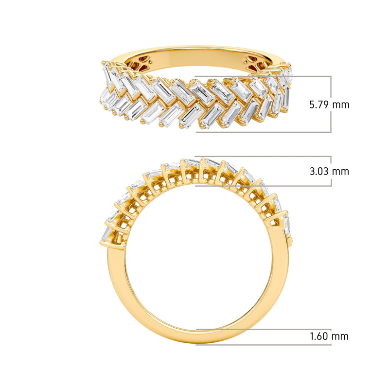 Double Row ZigZag Band
