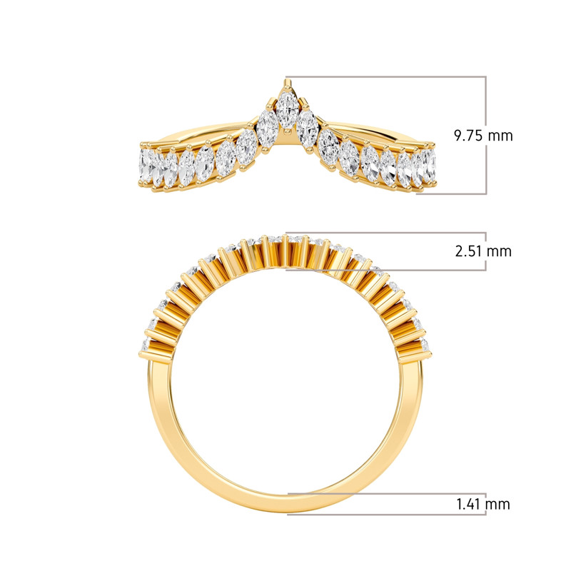 Tiara Wedding Band