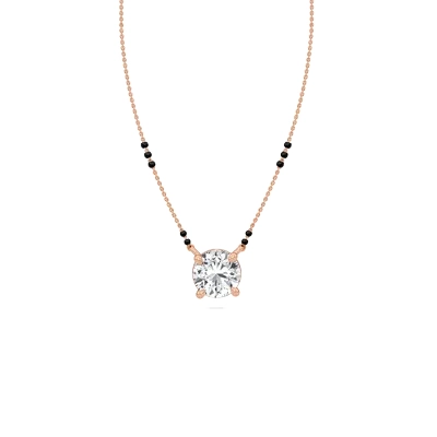 Single solitaire Mangalsutra