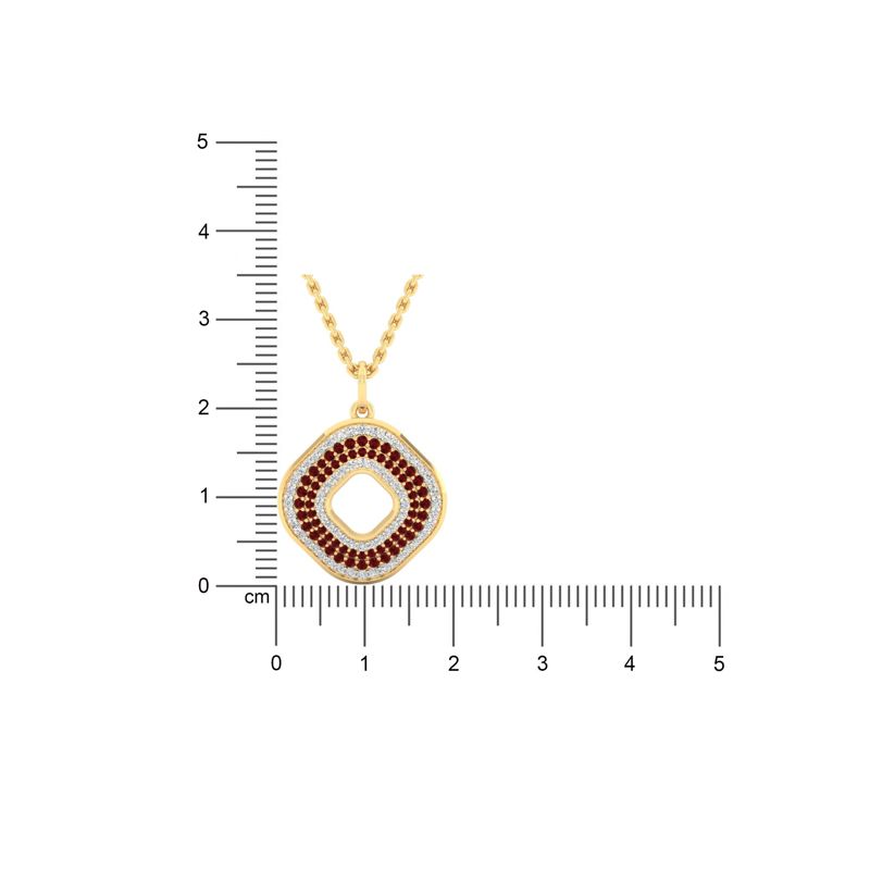 Scarlet Halo Pendant