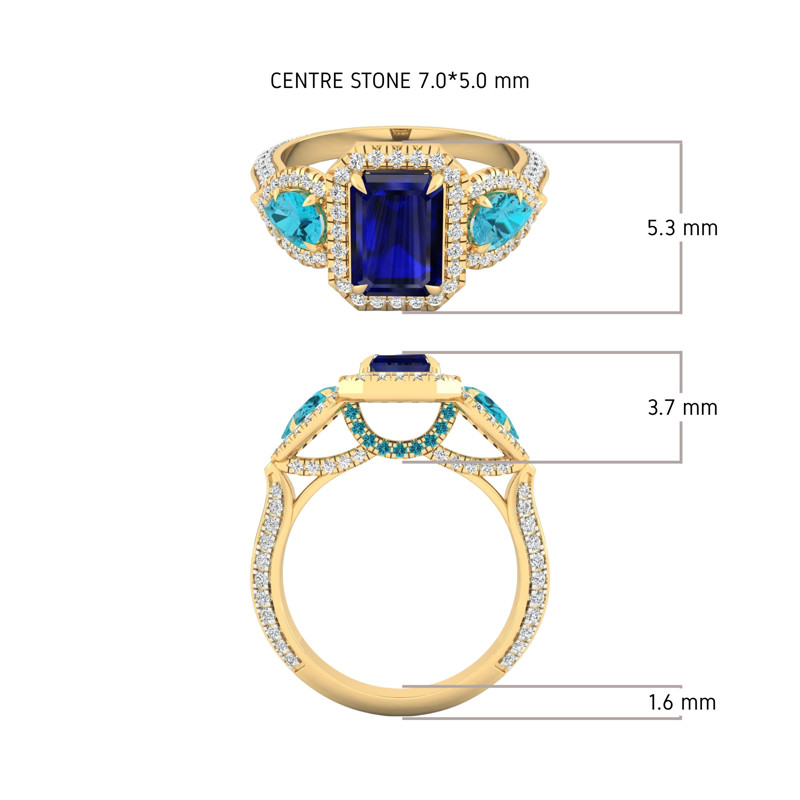 The Tanzanite Oasis Ring
