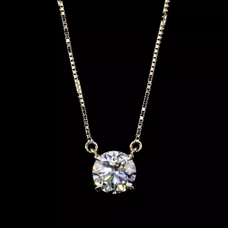 Round Solitaire Pendant