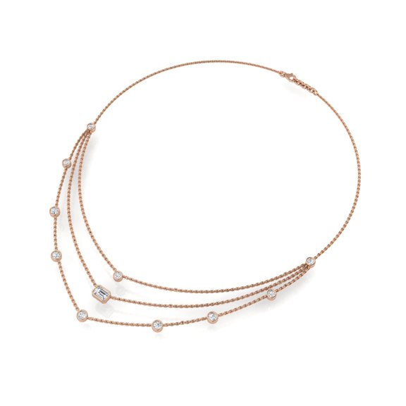 Multilayer Station Chain Necklace
