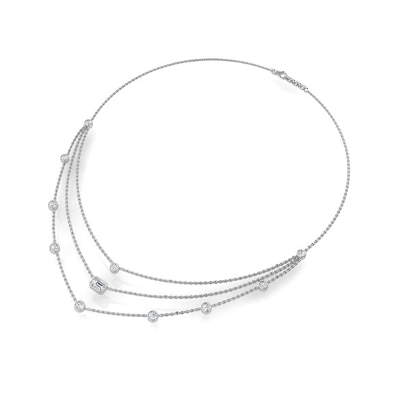 Multilayer Station Chain Necklace