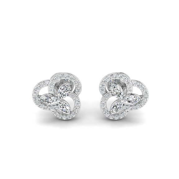 Floral Cluster Fashion Earrings