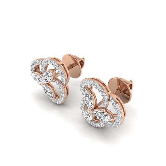 Floral Cluster Fashion Earrings