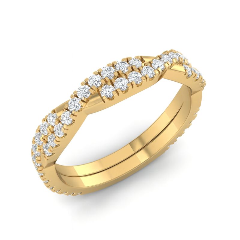 Twisted Wedding Band