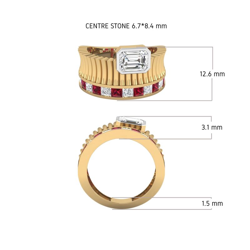 The Contrast Crown Ring