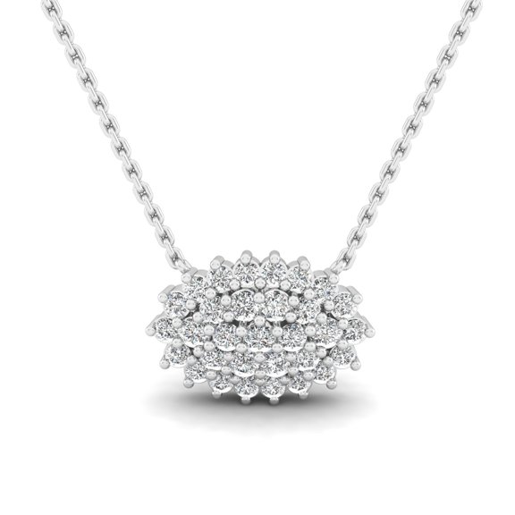 1/6 Cts. Cluster Marquise Fashion Pendant