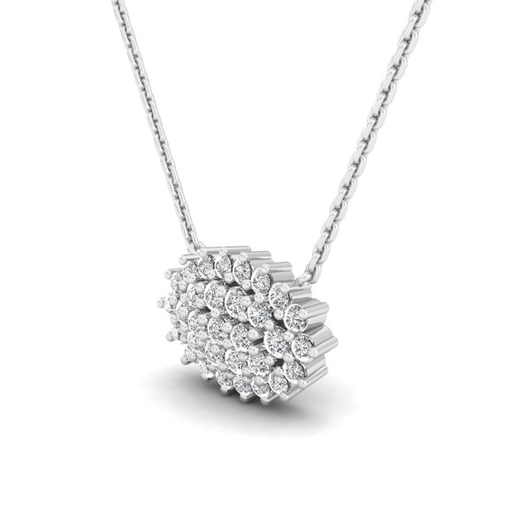 1/6 Cts. Cluster Marquise Fashion Pendant