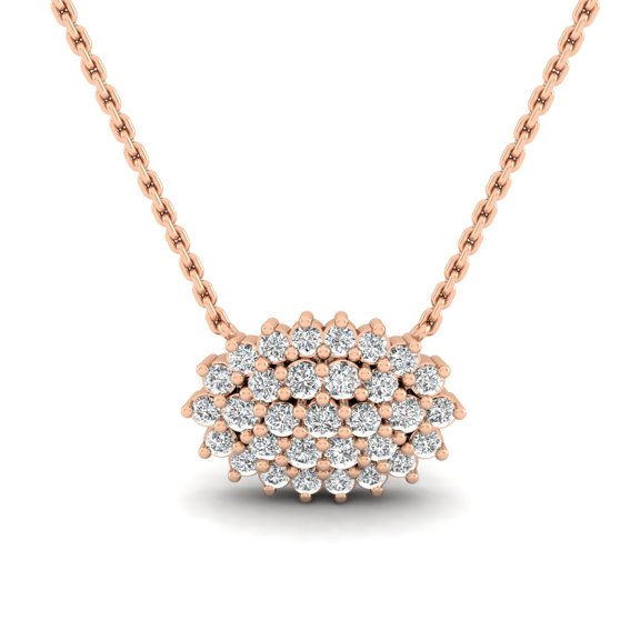 1/6 Cts. Cluster Marquise Fashion Pendant