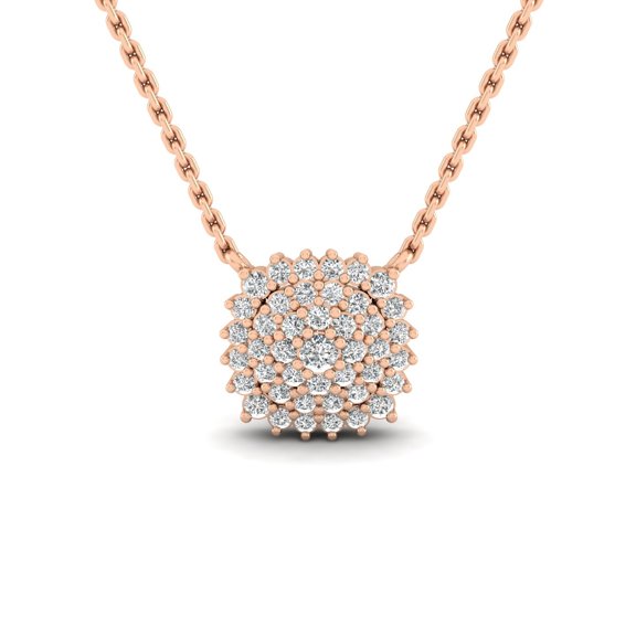 1/6 Cts. Cluster Cushion Fashion Pendant