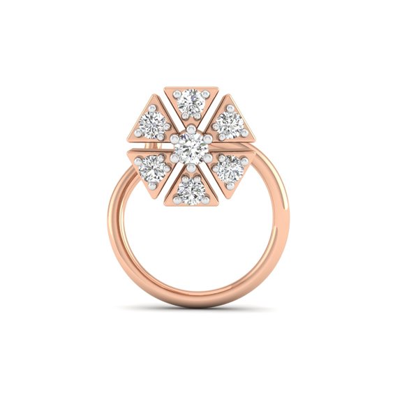 Radiant Hexa-Bloom Nosepin