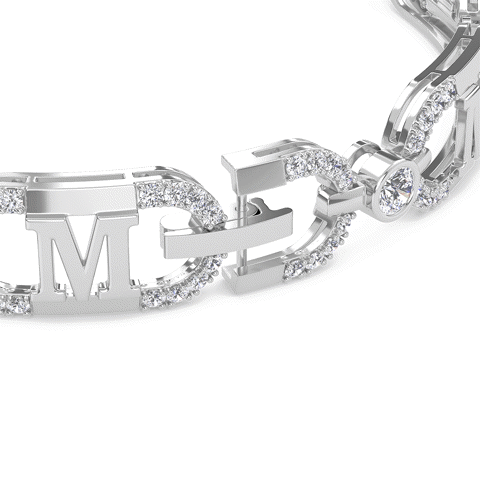 Monogram Diamond Bracelet