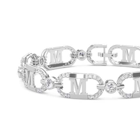 Monogram Diamond Bracelet